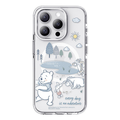 Disney Winnie the Pooh MagSafe Shockproof Transparent Protective Cover Case