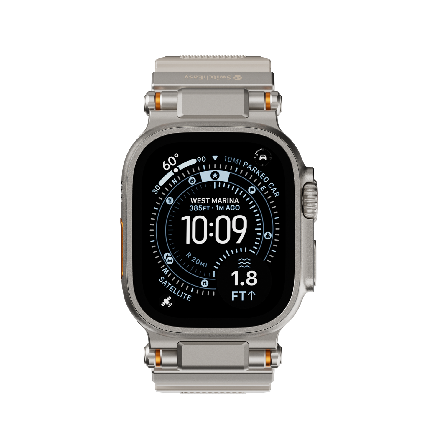 SwitchEasy Rugged Silicone Watch Band Apple Watch Strap