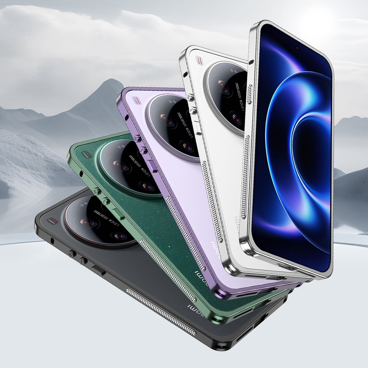 Armor King Supercar Heat Dissipation Metal Bumper Case Cover