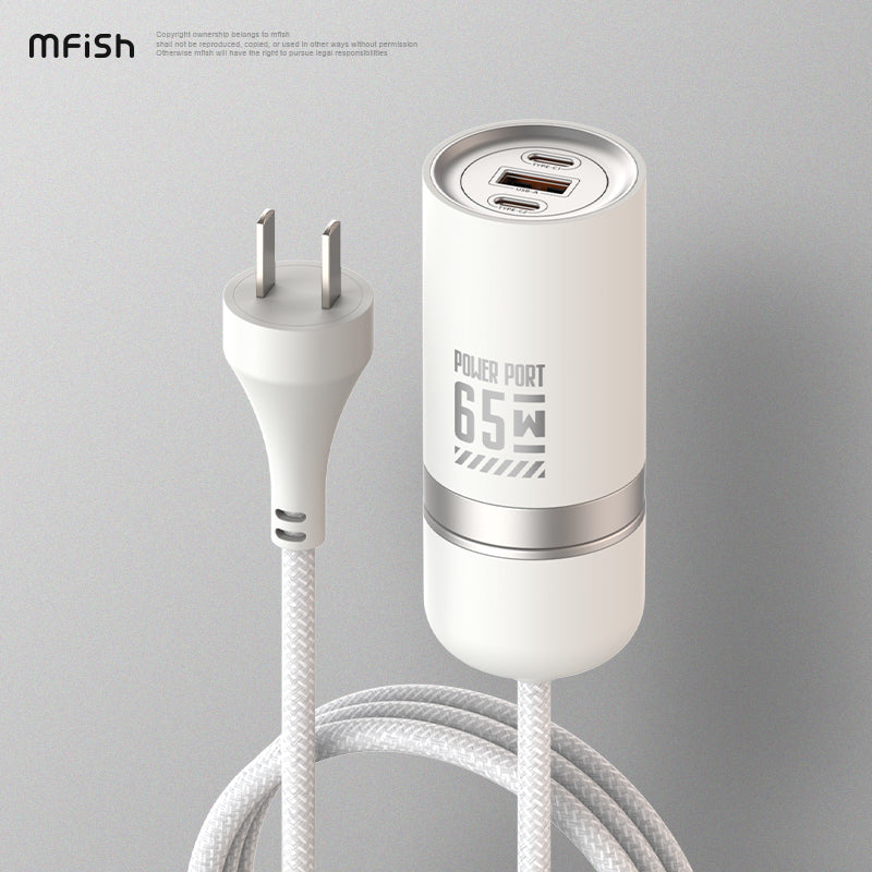 Mfish Silicon Based Life II GaN Power Port 65W PD Fast Charger