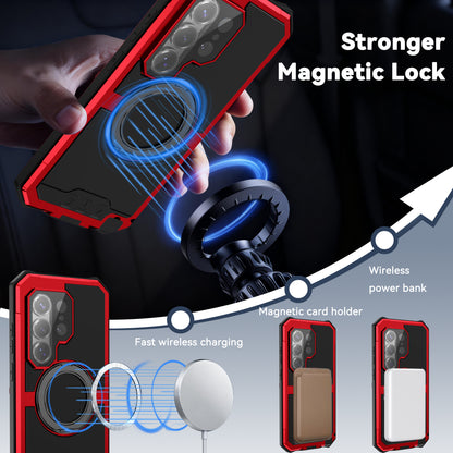 R-Just Kickstand IV MagSafe Lens Protector IP67 Metal Outdoor Military Heavy Duty Case Cover