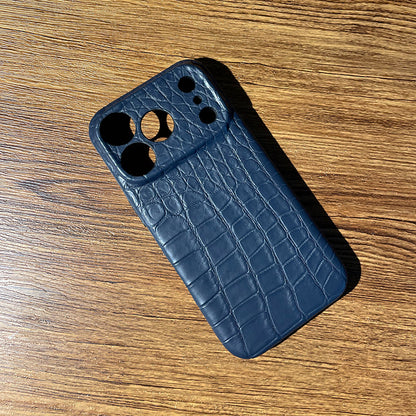 i-idea Handmade Luxury Crocodile Skin Genuine Leather Case Cover
