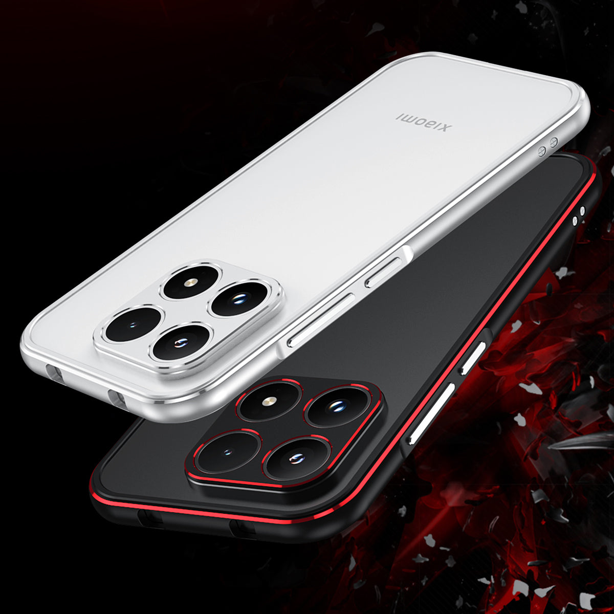 iy Aurora Sword Lens Protector Bicolor Aluminum Bumper Case for Xiaomi 17 & 15 & 14 series