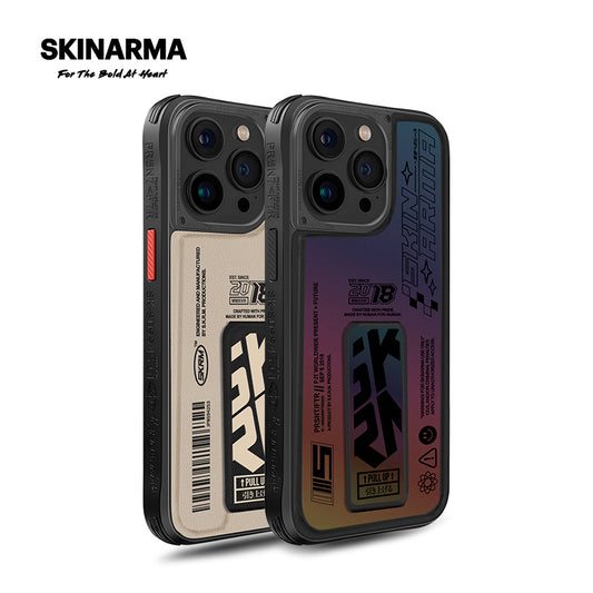 Skinarma Mag-Charge Leatherette Case with Foldable Grip Stand