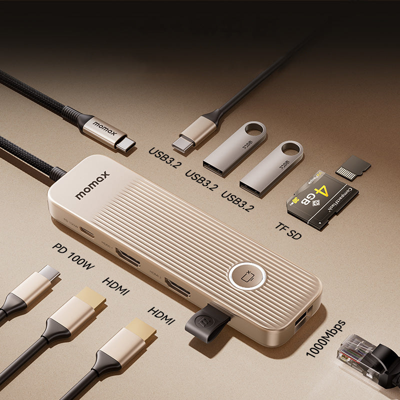 MOMAX ONELINK Mutil-funtion USB-C Hub