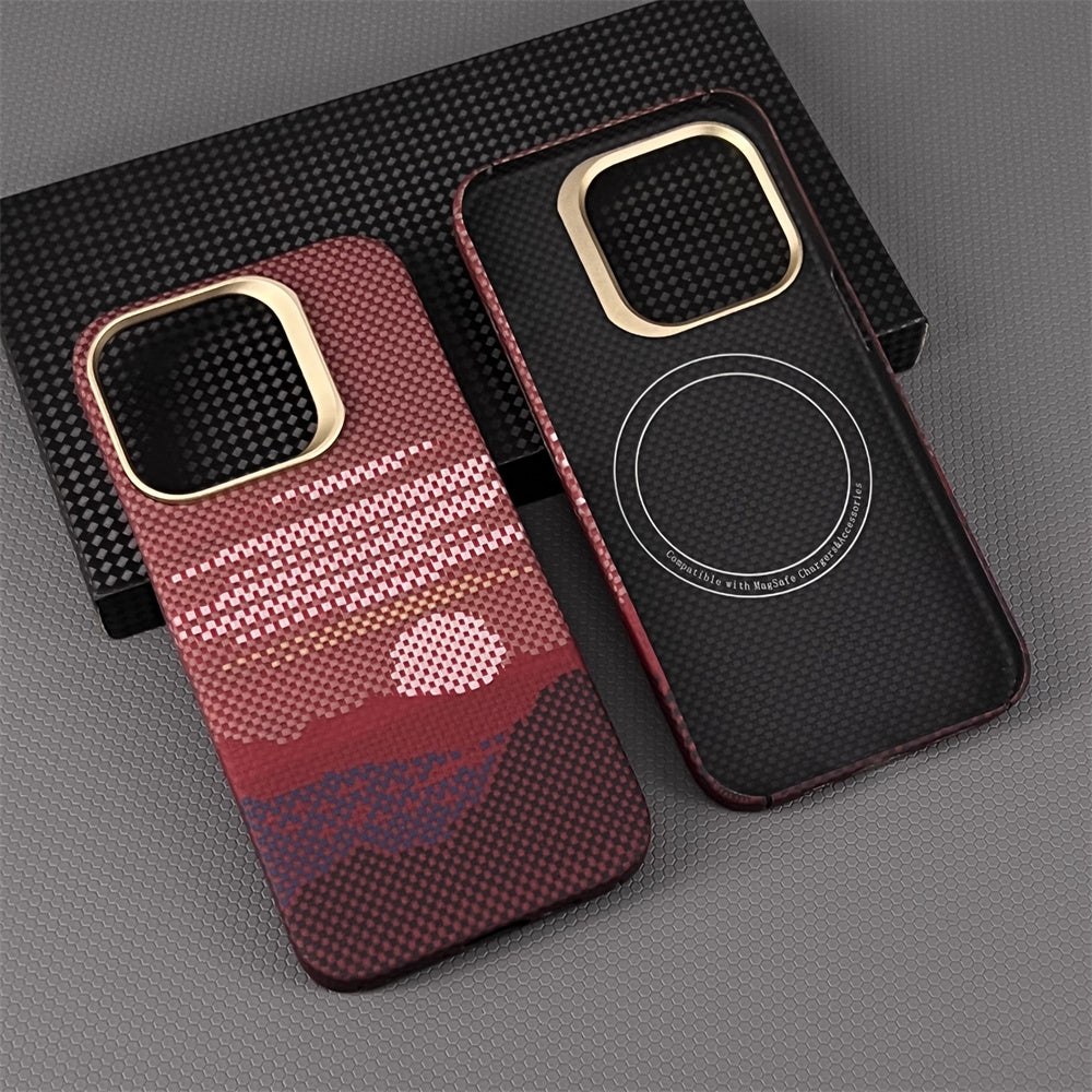 Oatsbasf Luxury Pure Aramid Fiber MagSafe Case for Apple iPhone 16 Series