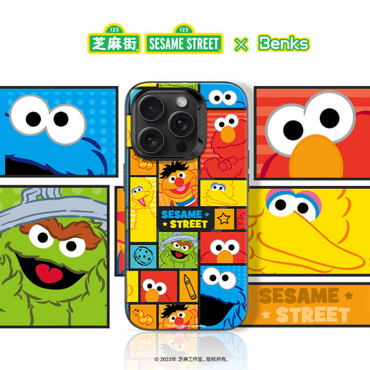 Benks x Sesame Street MagSafe Shockproof Cooling Case Cover