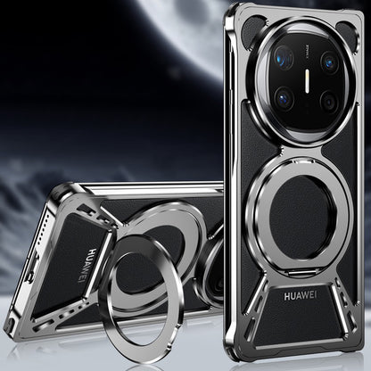 Armor King X Bracket MagSafe Pivot Ring Stand Air Cushion Metal Case Cover