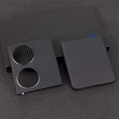 Oatsbasf Luxury Pure Carbon Fiber Case for Huawei Pocket series Smartphones