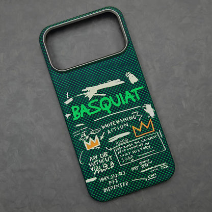 Oatsbasf Luxury Pure Aramid Fiber Luminous MagSafe Case Cover