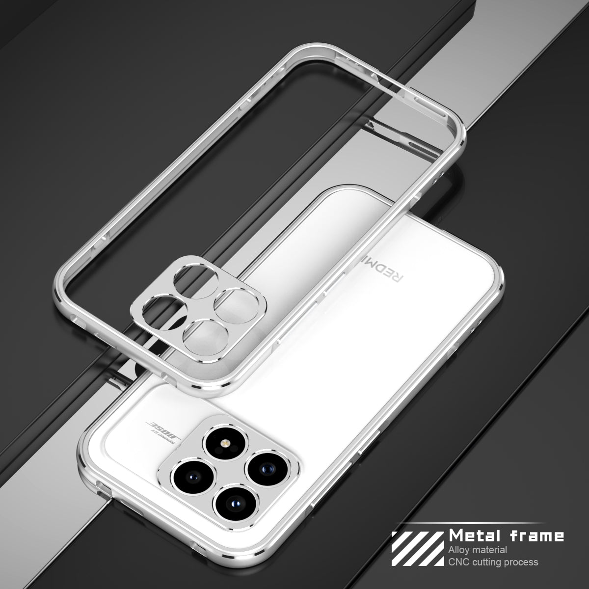 iy Aurora Sword Lens Protector Bicolor Aluminum Bumper Case for Xiaomi Redmi K90 / K80 / K70 series