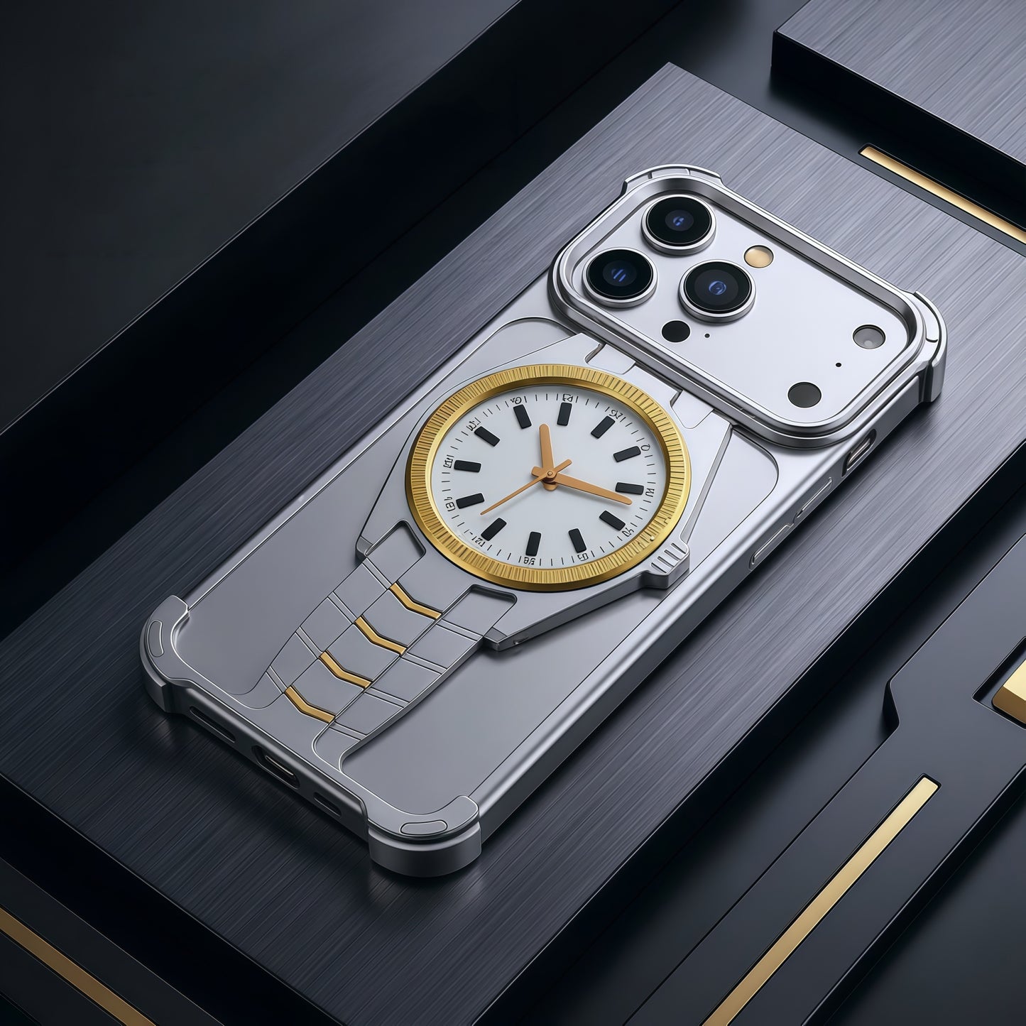 Armor King Kaishi Shockproof Air Cushion Metal Case Cover