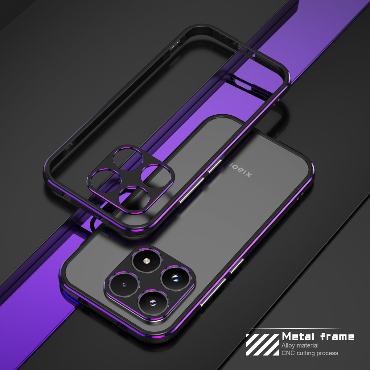 iy Aurora Sword Lens Protector Bicolor Aluminum Bumper Case for Xiaomi 17 & 15 & 14 series