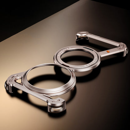 Oatsbasf Z MagSafe Pivot Ring Stand Air Cushion Metal Case Cover