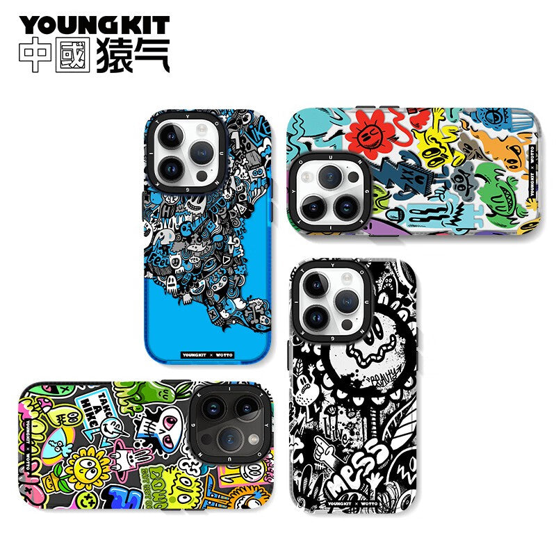YOUNGKIT X WOTTO Slim Thin Matte Anti-Scratch Back Shockproof Cover Case