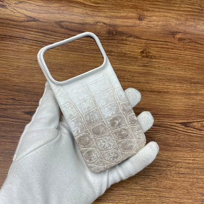 i-idea Handmade Luxury Crocodile Skin Genuine Leather Case Cover