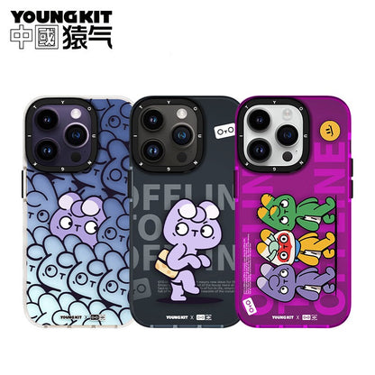 YOUNGKIT X Offline to Offline (OTO) Slim Thin Matte Anti-Scratch Back Shockproof Cover Case