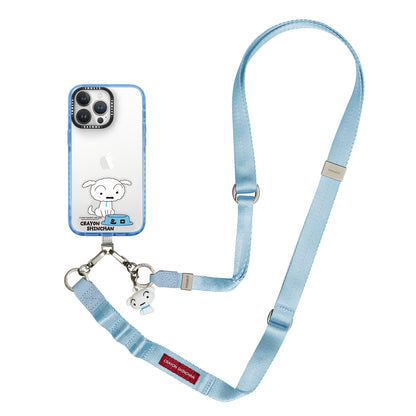 GARMMA Crayon Shin-chan Doll Charm Phone Lanyard Cross-body Strap