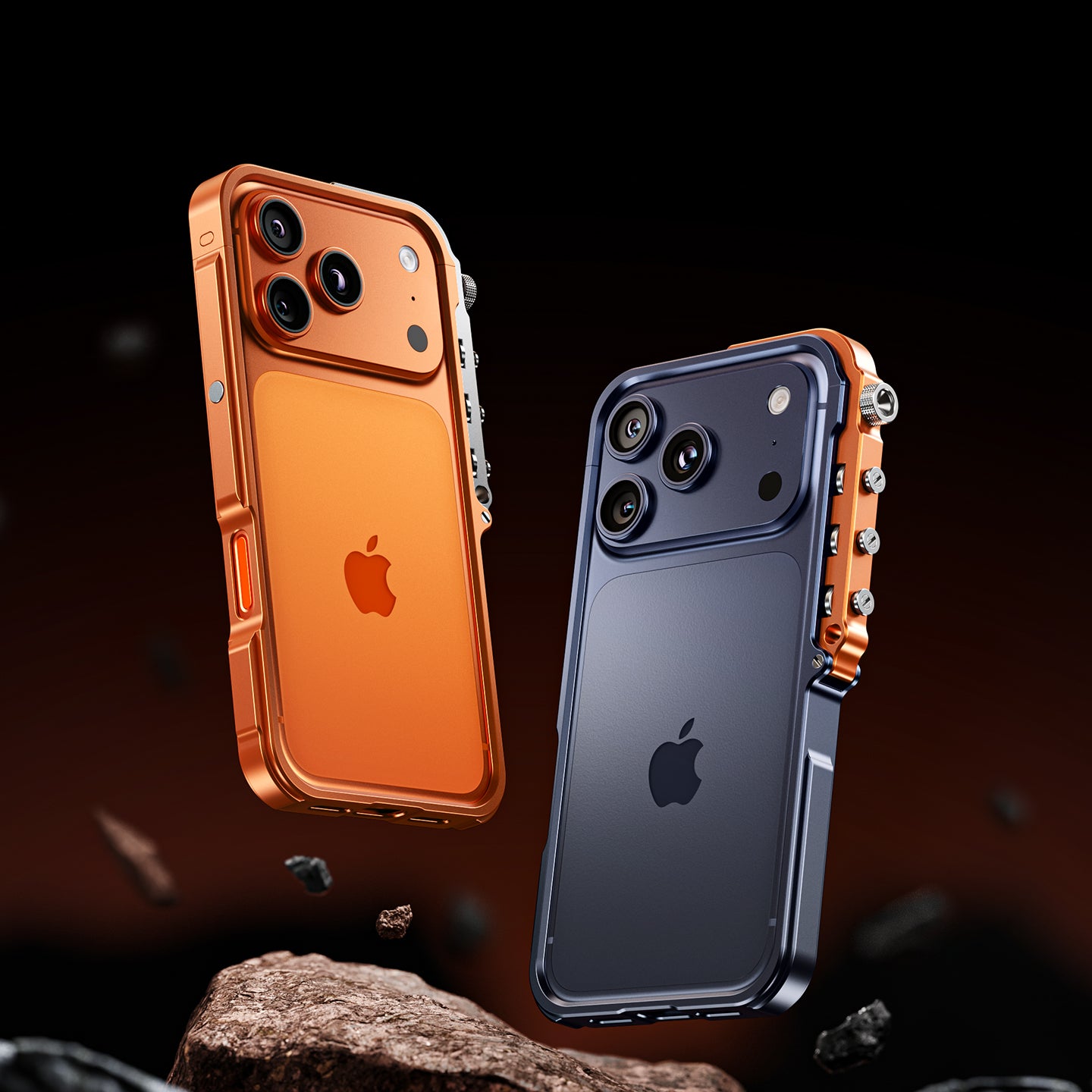 Armor King Trigger Mechanical Armor Premium Metal Bumper Case