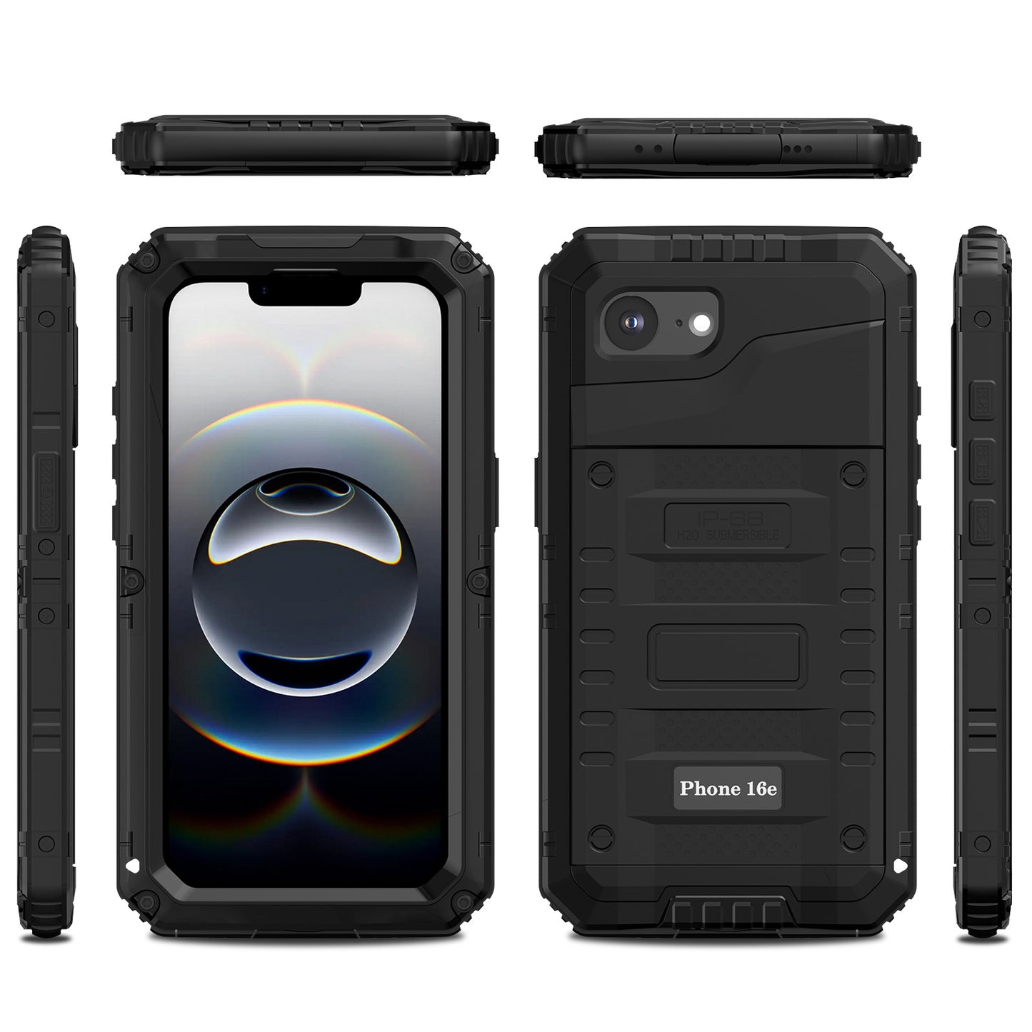 Luphie Beowulf IP68 Waterproof Diving Silicone Shockproof Aluminum Metal Case Cover