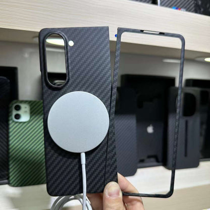Oatsbasf Luxury Pure Carbon Fiber Case for Samsung Galaxy Z Fold5