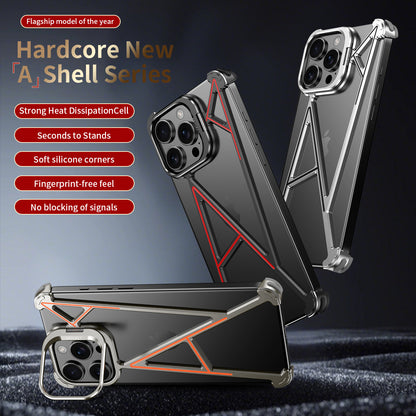 Armor King A Shell Heat Dissipation Invisible Bracket Aluminum Alloy Metal Case Cover