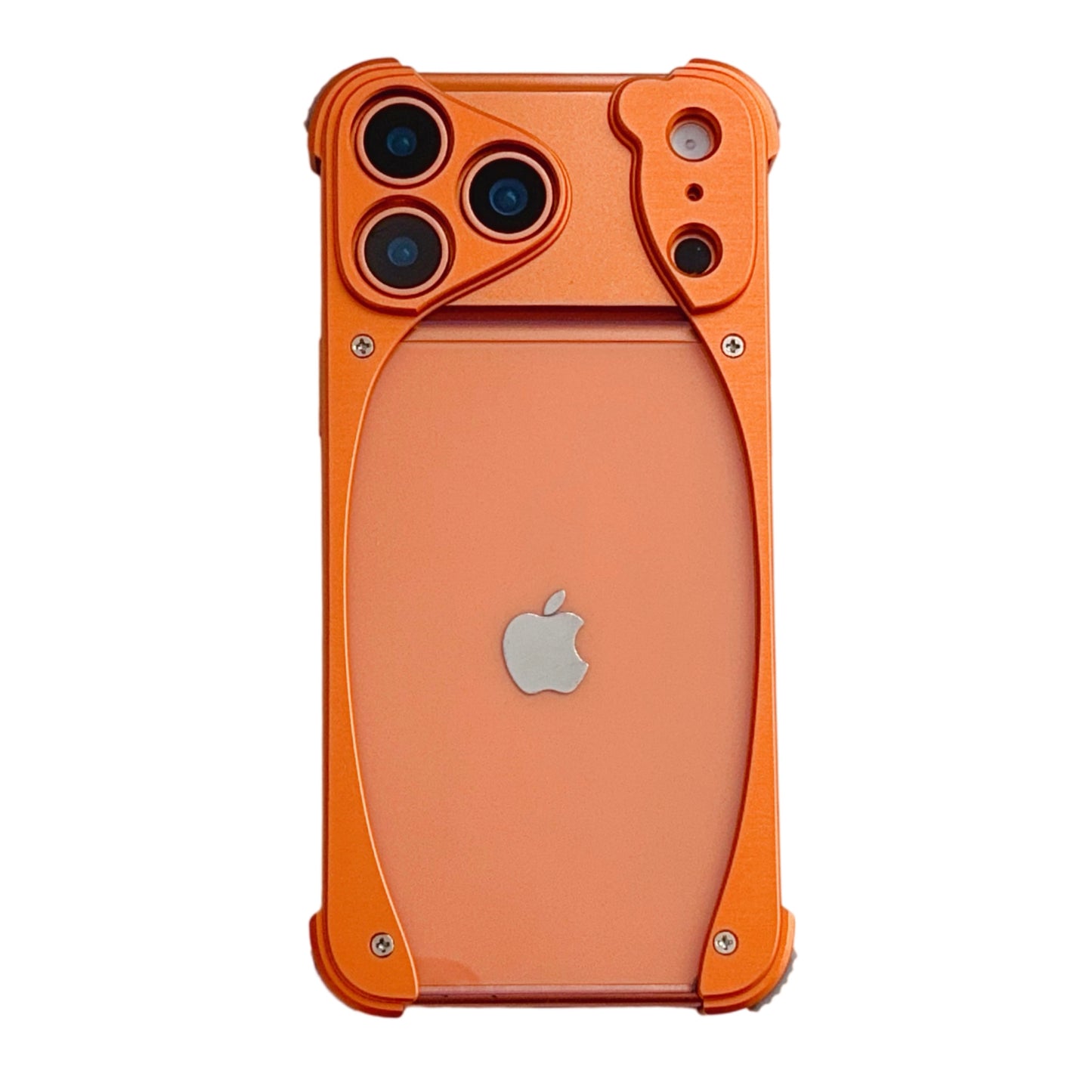 Armor King Stoat Bezel-less MagSafe Transparent PC Back Shockproof Metal Case Cover