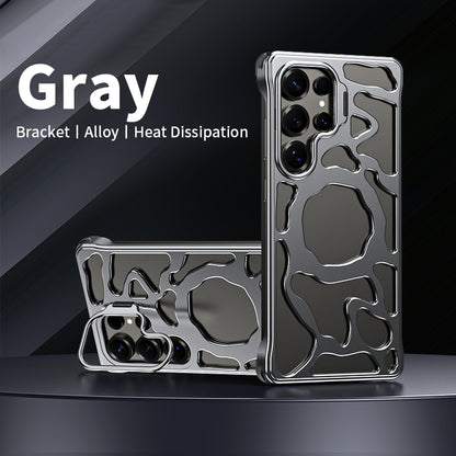 Armor King Auspicious Clouds MagSafe Metal Alloy Air Cushion Kickstand Case Cover