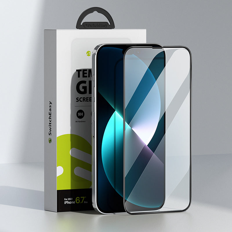SwitchEasy Full Coverage Tempered Glass Screen Protector