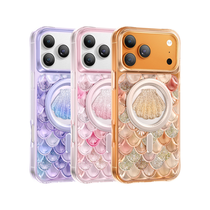 Keephone Iceland MagSafe Military-grade shockproof 3D Glitter Case Cover