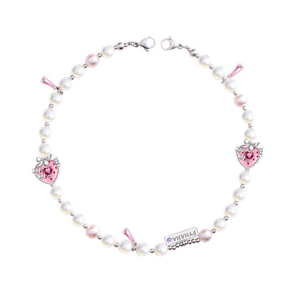 PYNANA Jewelry Aesthetics & Handcraft Multifunctional Chain Phone Charm Beads Strap Pearl Lanyard