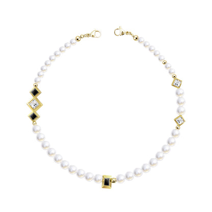 PYNANA Jewelry Aesthetics & Handcraft Multifunctional Chain Phone Charm Beads Strap Pearl Lanyard