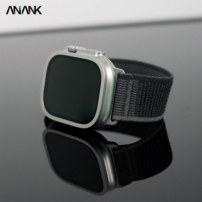 ANANK Titanium Alloy Aluminum Frame + Tempered Glass Apple Watch Guard