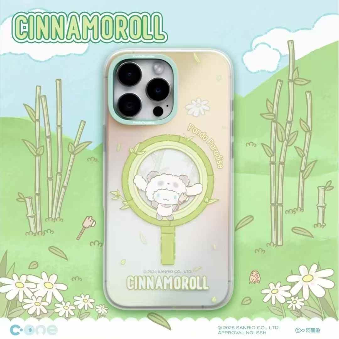 Sanrio Characters Panda Paradise MagSafe All-inclusive Shockproof IMD Protective Case Cover