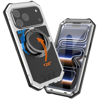 R-Just Kickstand IV MagSafe Lens Protector IP67 Metal Outdoor Military Heavy Duty Case Cover
