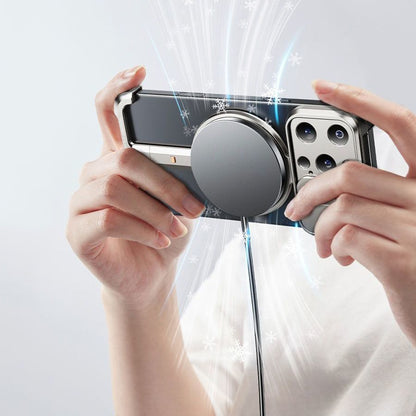 Oatsbasf Hidden π MagSafe Pivot Ring Stand Air Cushion Metal Case Cover