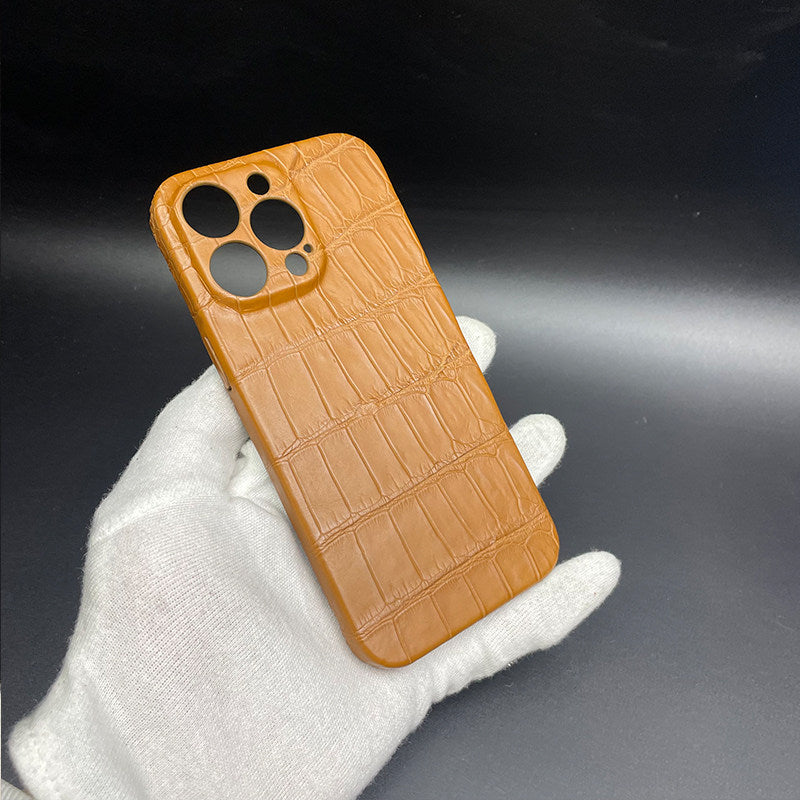 i-idea Handmade Luxury Crocodile Skin Genuine Leather Case Cover