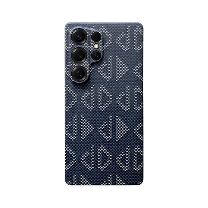 Armor King Geometric Impression Aramid Fiber MagSafe Non-Slip Slim Light Case Cover