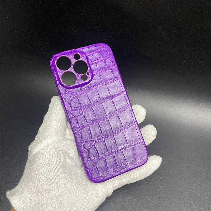 i-idea Handmade Luxury Crocodile Skin Genuine Leather Case Cover