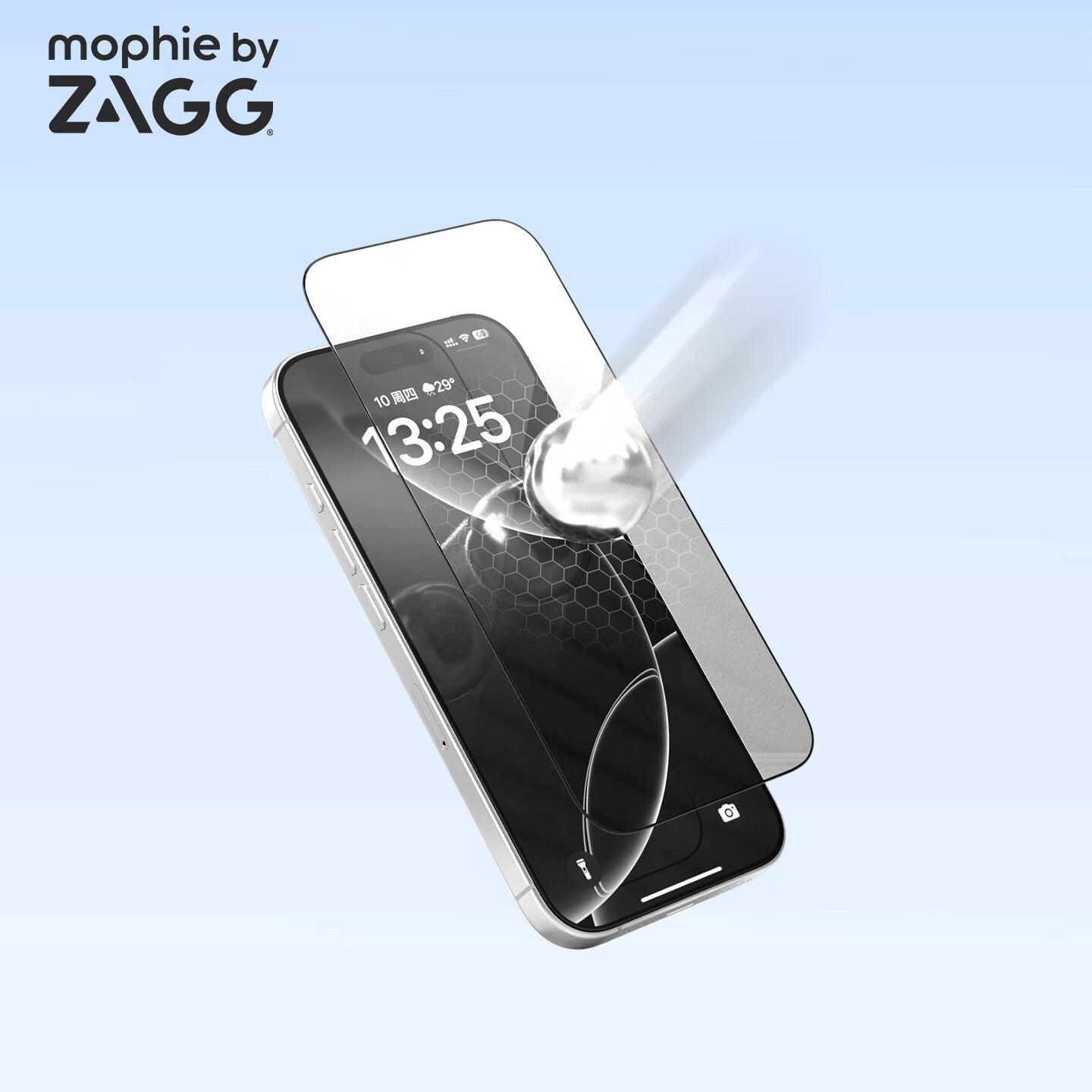 ZAGG Seamless Edge-to-Edge Anti-Static Tempered Glass Screen Protector