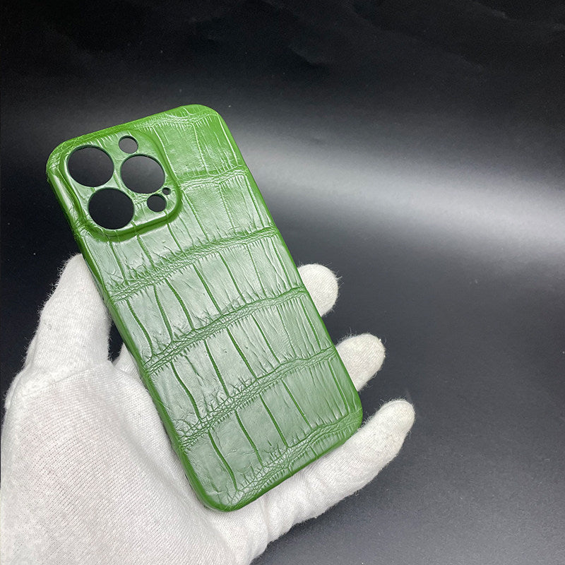 i-idea Handmade Luxury Crocodile Skin Genuine Leather Case Cover