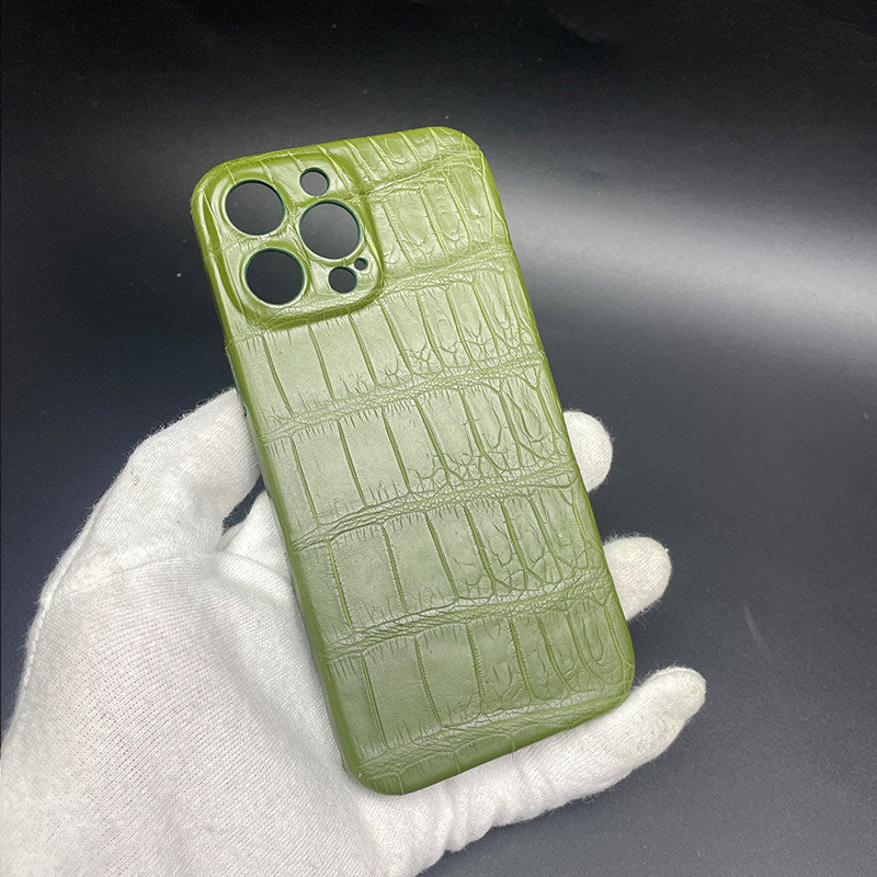 i-idea Handmade Luxury Crocodile Skin Genuine Leather Case Cover