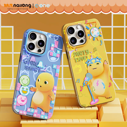 Nailong Pink Party MagSafe Anti-Scratch Shockproof Back Cover Case