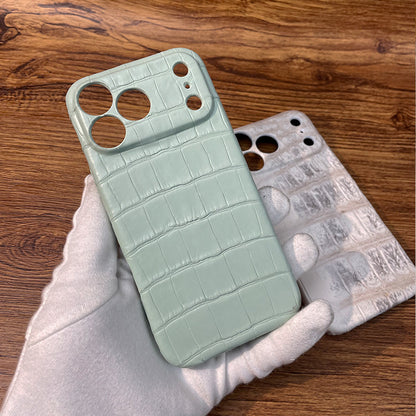 i-idea Handmade Luxury Crocodile Skin Genuine Leather Case Cover