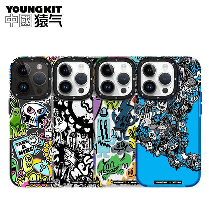 YOUNGKIT X WOTTO Slim Thin Matte Anti-Scratch Back Shockproof Cover Case