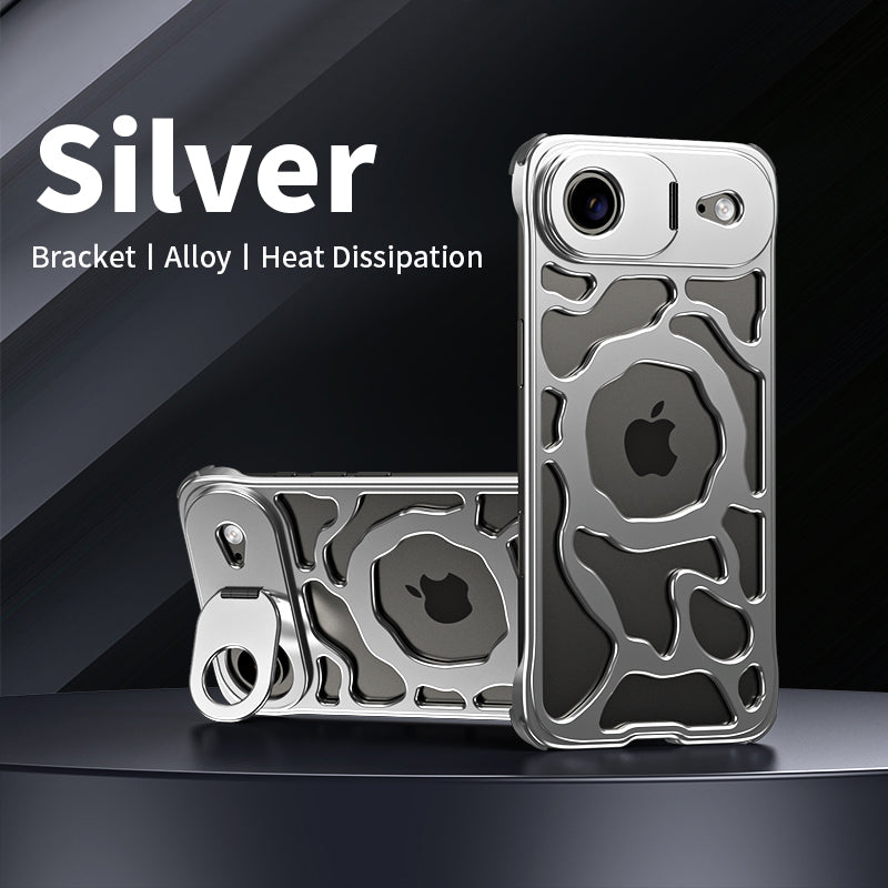 Armor King Auspicious Clouds MagSafe Metal Alloy Air Cushion Kickstand Case Cover