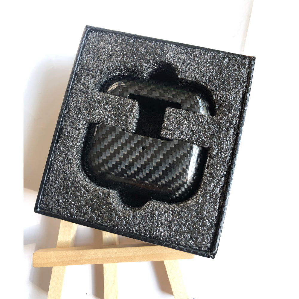 Oatsbasf Pure Carbon Fiber Apple AirPods Pro/3/2/1 Charging Case Cover