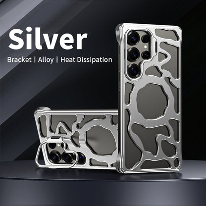 Armor King Auspicious Clouds MagSafe Metal Alloy Air Cushion Kickstand Case Cover