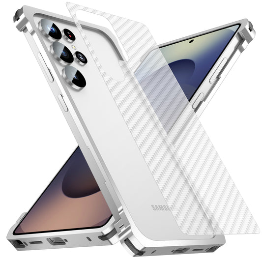 Luphie Slim Light Shockproof Snap-on Aluminum Metal Bumper Case Cover