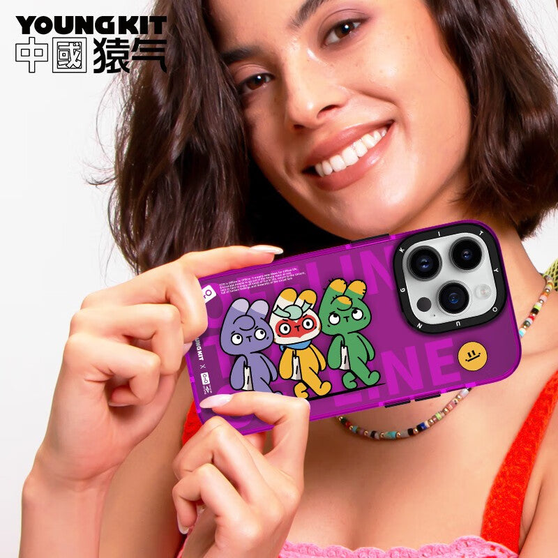 YOUNGKIT X Offline to Offline (OTO) Slim Thin Matte Anti-Scratch Back Shockproof Cover Case